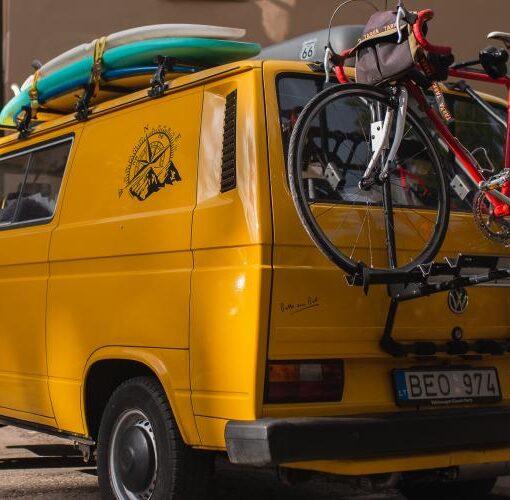 Zu sehen ist das Bild 1 zum Beitrag mit dem Thema: Fahrrad in einem Transporter sicher transportieren
