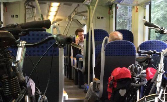 Zu sehen ist das Bild 1 zum Beitrag mit dem Thema: Mitnahme des Fahrrads in der Bahn