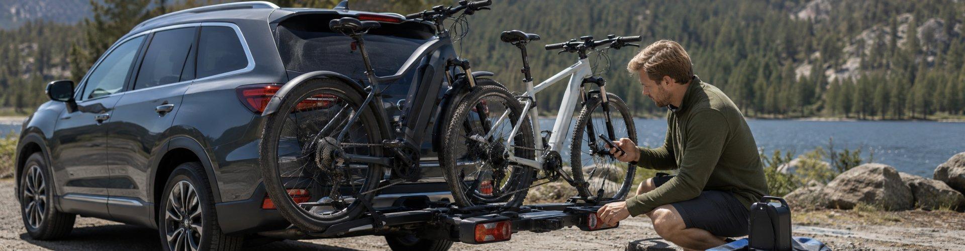 Zu sehen ist das Bild 1 zum Beitrag mit dem Thema: Fahrradträger Stützlast berechnen